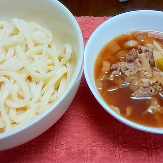 肉汁つけうどん